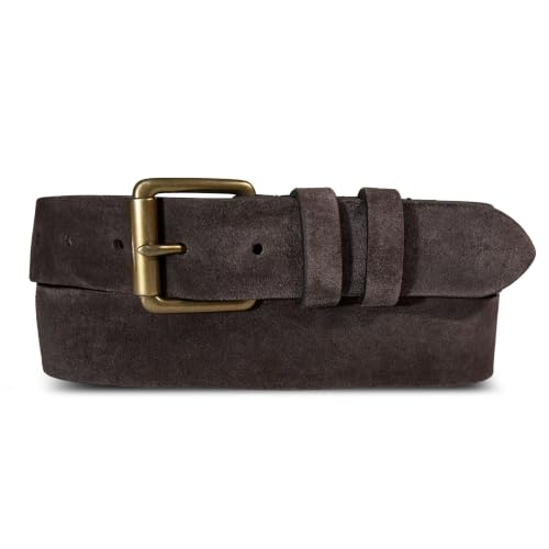 Image of Lucky Brand Men's Jeans Leather Belt| Classic| Casual| Dress| Everyday| American Heritage| Genuine Leather| Metal Buckle