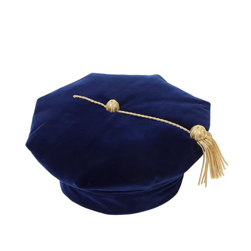 Erligo Doctoral Graduation Tam 8-Sided/6-Sided (8-Sided Royal Blue)