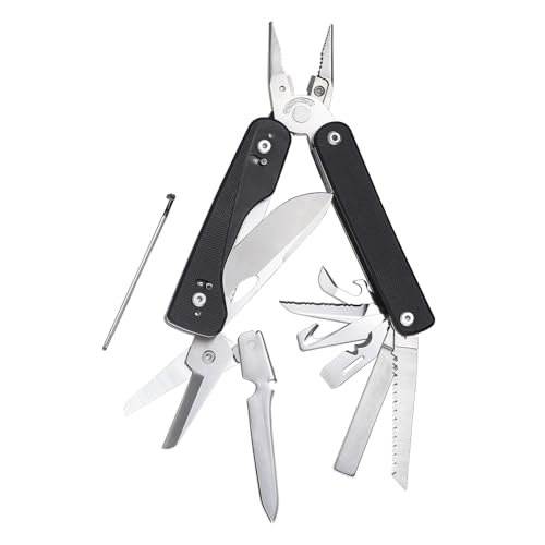 ROXON Flex Titan S805G �}���`�c�[�� �t���T�C�Y�n�T�~�t�� ���W�����[�f�U�C�� �J�X�^�}�C�Y�\�ȃc�[�� (�i�C�t�ƃA�N�Z�T���[�̌����\) �A�E�g�h�A&�L�����v�p�c�[��16��