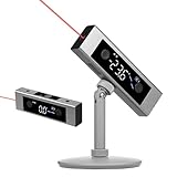 ❥ DOPPELSEITIGES LED UND KLARES DISPLAY: Der digitale Neigungsmesser-Winkelmesserbildschirm verfügt über einen ultrabreiten doppelseitigen LED-Farbbildschirm, eine hochauflösende, glatte, glänzende Oberfläche für ein angenehmes Handgefühl. Messung Sekunden Reaktion, Echtzeit-Datenanzeige, der Vorgang ist einen Schritt schneller.