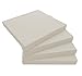 ECOPELLE Beige Cuscino da Giardino per Esterni mis.50X50X sp. 5 cm Set di pz.4 Universale per Poltrona,Salotto,SALOTTINO,Divano,DIVANETTO Rattan/MIDOLLINO Tessuto IDROREPELLENTE - Made in Italy-
