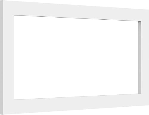 Vista 413 de Ekena Millwork Panel de pared decorativo Prescott de 34 pulgadas de ancho x 16 pulgadas de alto x 3/8 pulgadas de alto (dos piezas)