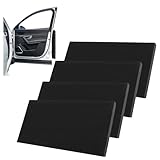 ASelected 4er Set Garagen Wandschutz, 40 x 20 x 2 cm Selbstklebender Kantenschutz Schaumstoff, Garagen Wandschutz 2 cm, Kantenschutz Garage Schwarz für Autotüren, Garagen und Carport
