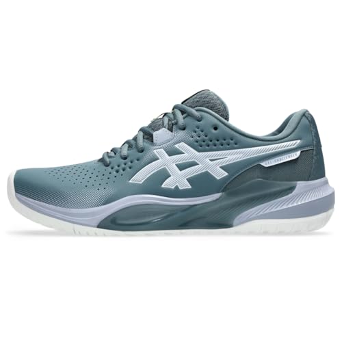 ASICS Men's Gel-Challenger 15 Tennis Shoes, 11.5, IRONCLAD/Grey Blue