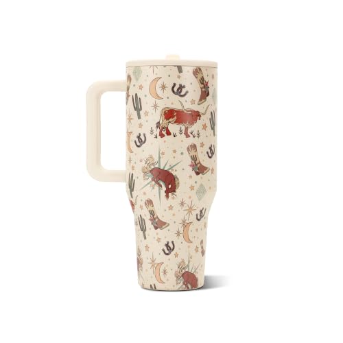 Image of HydroJug Traveler 40oz, Insulated Tumbler with Handle & Straw, Rodeo