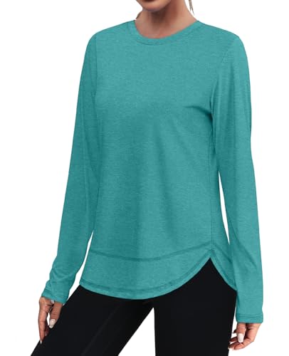 Image of XIEERDUO Women's Workout Tops Long Sleeve Shirts Sun Protection UPF 50+ Quick Dry Shirts for Hiking Running S-3XL