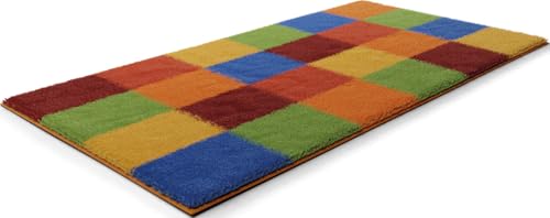 Alfombra de baño Bona multicolor y rectangular de gran tamaño 80x140cm 2