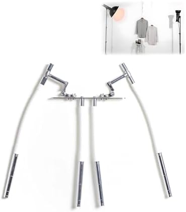 Adjustable Mannequin Dress Form Hangers for Clothing Display, Invisible Photography Hangers with Adjustable Bracket for Pants & Dresses – Large Size