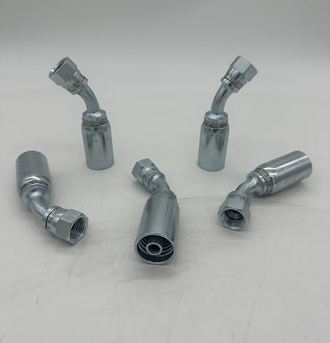 FJX45-04-04-U, Hydraulic Hose Crimp Fitting, U-Series 1/4