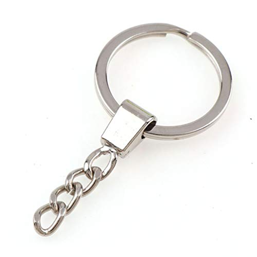 Exceart 5 pacotes de anéis para chaveiros de metal para chaves