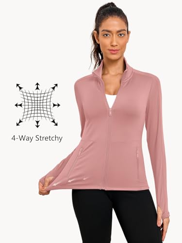 Image of VUTRU Women's Workout Yoga Jacket Full Zip Running Track Jacket