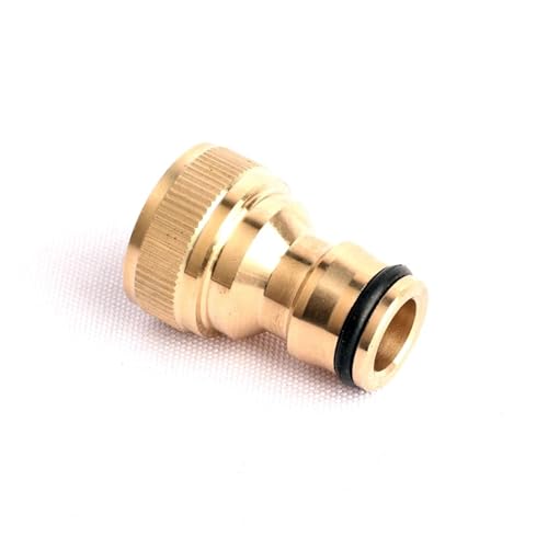 16pcs 1/2 Inch Brass Female Thread Connector Nipple Fitting Brass Tap Adaptor