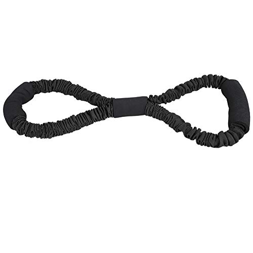 Alomejor Ejercitador de Tiro con Arco Banda de Goma Brazo Fuerza Fuerza Entrenamiento Elástico Cuerda Tirador Tirador(Black)