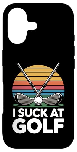 I Suck At Golf Joke ʔSt s Ȓj St X}zP[X iPhone 17 p