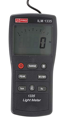 RS PRO ILM1335 Luxmeter mit Photodiode, 0,01 lx, ±3% v. Mw. ±0,5% F.S