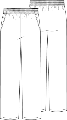 classroom uniforms pull-on pant with boxer elastic waistband for girls and boys