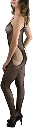 Image of ToBeInStyle Women's Bodystocking Bustier Garter Lingerie Suspender Thigh High Stockings