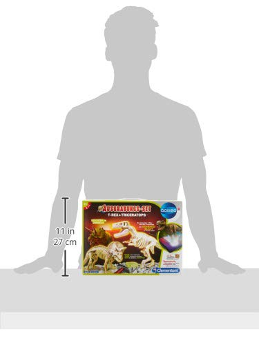 Galileo Discovery – Ausgrabungs-Set T-Rex & Triceratops, Spielzeug für Kinder ab 7 Jahren, Ausgraben von Dinosaurier… – Bild 6