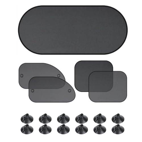 CHENNAN Sonnenschutz Für Auto-Heckscheibe - 100x50 Cm Faltbar Mit Saugnäpfen