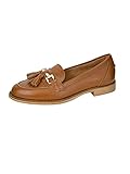 Made in Italy Studio W Loafer mit zieren Leder-Quasten Cognac