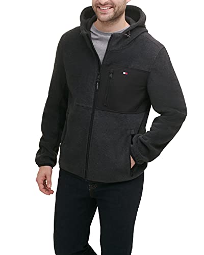 Tommy Hilfiger Men's Hooded Performance Fleece Jacket