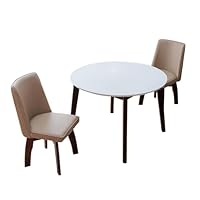 Amazon｜円形 ダイニングテーブルセット 3点 パラダイス 2人 ホワイト