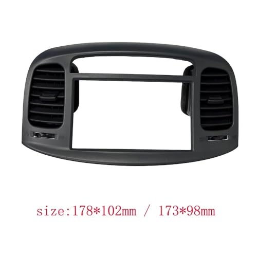 Grille de ventilation centrale premium pour console avant Hyundai Accent 2006-2011