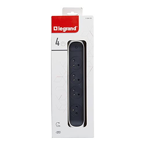 Multiprise rotative Legrand 4 prises surface cordon 3m - 2