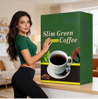 1 pezzo: caffè verde premium per uomini e donne, non OGM | Caffè istantaneo macinato alla soia, supporta la digestione, il metabolismo e il controllo del peso, senza glutine