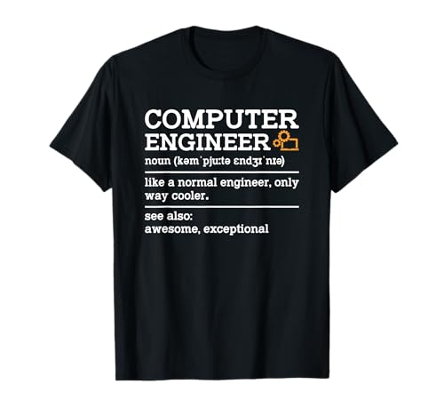 Computer Engineering Definition Noun Computer Engineering t-shirt, Preto, S