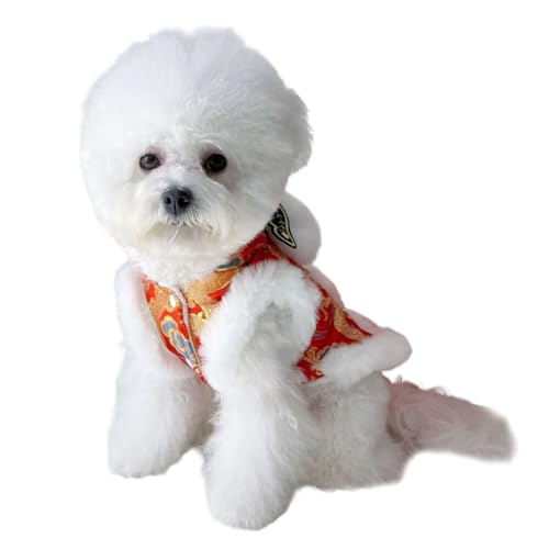 Ropa de Invierno Cálida Traje de Perro Pequeño y Disfraz de Gato Suave 3