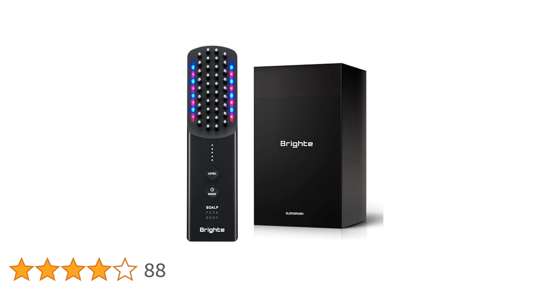 ♥️12月8日まで！ Brighte 美顔器 USB充電式 黒 Amazon | Brighte(ブライト) ELEKI LIFT (美顔器/EMS/フェイス