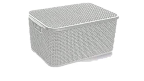 Preisvergleich Produktbild Rattan Aufbewahrungskiste Optik 10 l