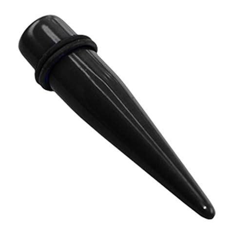 Treuheld® Black Plastic Ear Taper - 18 Sizes Cover