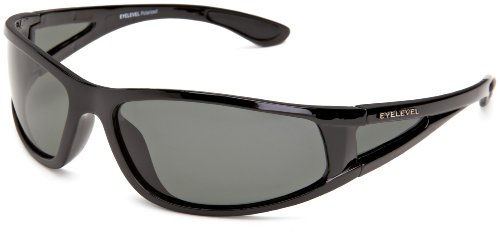 Eyelevel Floatspotter Polarised Mens Sunglasses Black One Size Grey CAT 3 Lens
