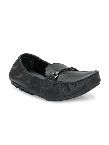 Image of egoss Lady Boss X Premium Genuine Leather Loafer Casual Shoes for Women-LG-5