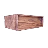 Watch Box with 8 or 10 pockets -with Customization Engrave - Handmade Solid Wood Watch Box – Minimali and Modern