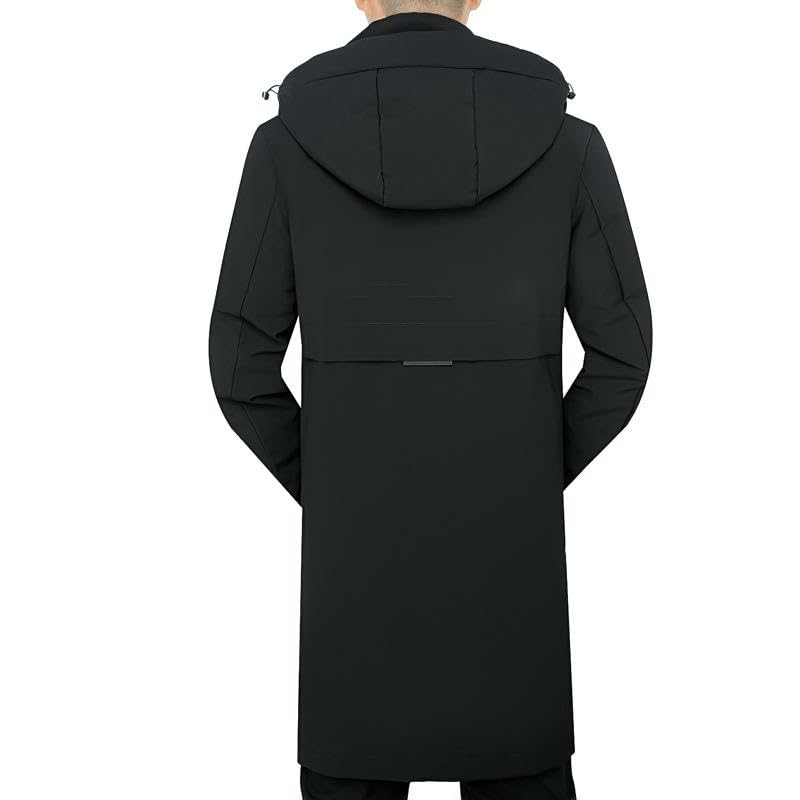Chaqueta de invierno larga para hombre ideal para trayectos diarios y paseos cómodos 5