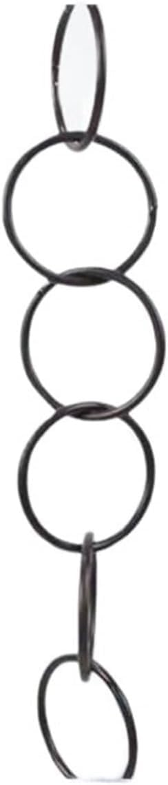 Ring Rain Chain Downpipe, Aluminium Patio Garden Rain Collector Chain for Homestay Villa(D,3m/10ft)