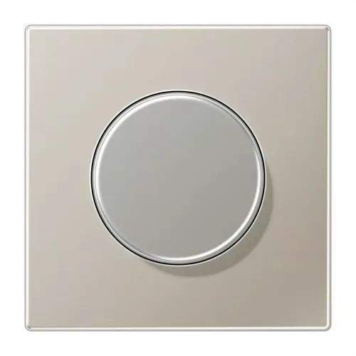 Preisvergleich Produktbild Jung ES1940 Zentralplatte Dimmer Taste Drehteller Stahl