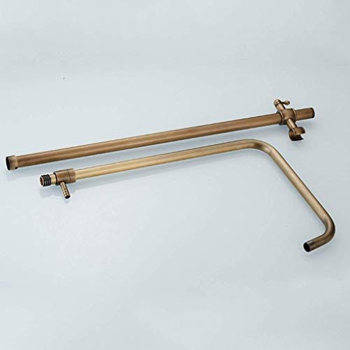 Luxury Vintage Shower System with Hand Shower and Rain Shower Bars | Shower Set with Mixer Incl. miniatura 4