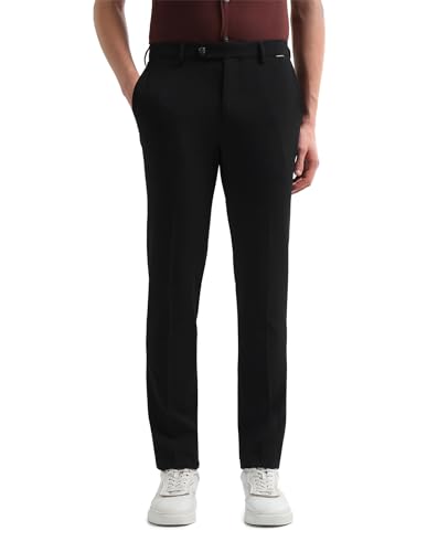 Image of Vertical Striped Super Slim fit Trousers