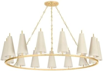 Corbett Lighting 480-54-VGL Tirana - 15 Light Chandelier-13.5 Inches Tall and 54.75 Inches Wide