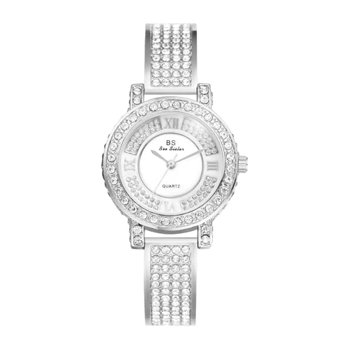 Montre à quartz pour femme OIDEA élégante cadran strass