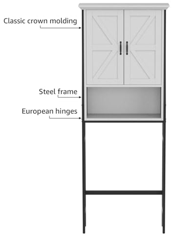 Over-The-Toilet-Storage-Cabinet-Over-Toilet-Bathroom-Organizer-with-Barn-Doors-Above-Toilet-Storage-Cabinet-Spacesaver-Rack-Behind-Toilet-Bathroom-Organizer-Over-The-Toilet-Storage-Gray Over The Toilet Storage Cabinet Over Toilet Bathroom Organizer with Barn Doors Above Toilet Storage Cabinet Spacesaver Rack Behind Toilet Bathroom Organizer Over The Toilet Storage Gray