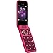 Nokia 2660 Flip Feature Phone with 2.8" display, 4G Connectivity, built-in camera, MP3 player, Classic games, a battery that lasts for days, Perfect for digital detox, Dual SIM - Pop Pink