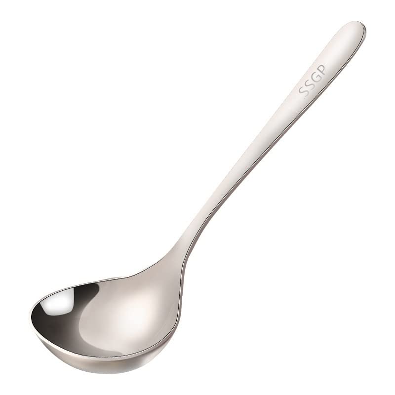 Cuillères, cuillères à soupe, cuillères for la cuisine, cuillères à dessert, cuillère à ramen en acier inoxydable de haute qualité, cuillère créative à long manche en acier inoxydable, grande cuillère