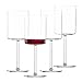 SCHOTT ZWIESEL Rotweinglas Modo (4er-Set), geradlinige Weingläser für Rotwein, spülmaschinenfeste Tritan-Kristallgläser, Made in Germany (Art.-Nr. 119899)
