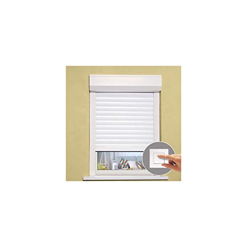 Volet roulant electrique en aluminium - L 100 x H 120 cm