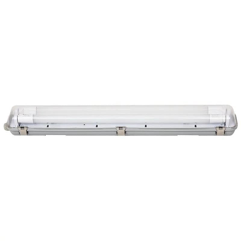SILAMP Kit de Réglette LED IP65 + 2 Tube Néon LED 150cm T8 22W - Blanc Chaud 2300K - 3500K